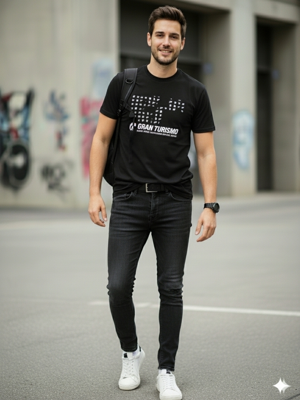 💥NWOT-Undefeated Gran Turismo Black Graphic Tee